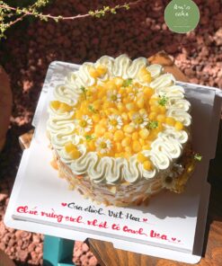 Mousse Bắp Hạnh Nhân ít ngọt rõ mùi vị bắp tại Archi Cake