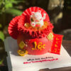 Bánh chúc mừng khai trương kiểu dáng hiện đại, màu sắc nổi bật, nhận đặt theo yêu cầu tại Archi Cake Phan Thiết.