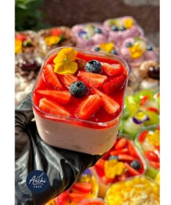 Bánh panna cotta Dâu Tây từ Archi Cake Phan Thiết, mềm mịn và ngọt dịu