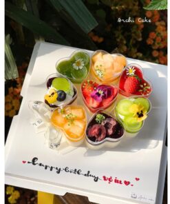 Bánh sinh nhật panna cotta mềm tan, ngọt dịu, không gây ngấy tại Archi Cake