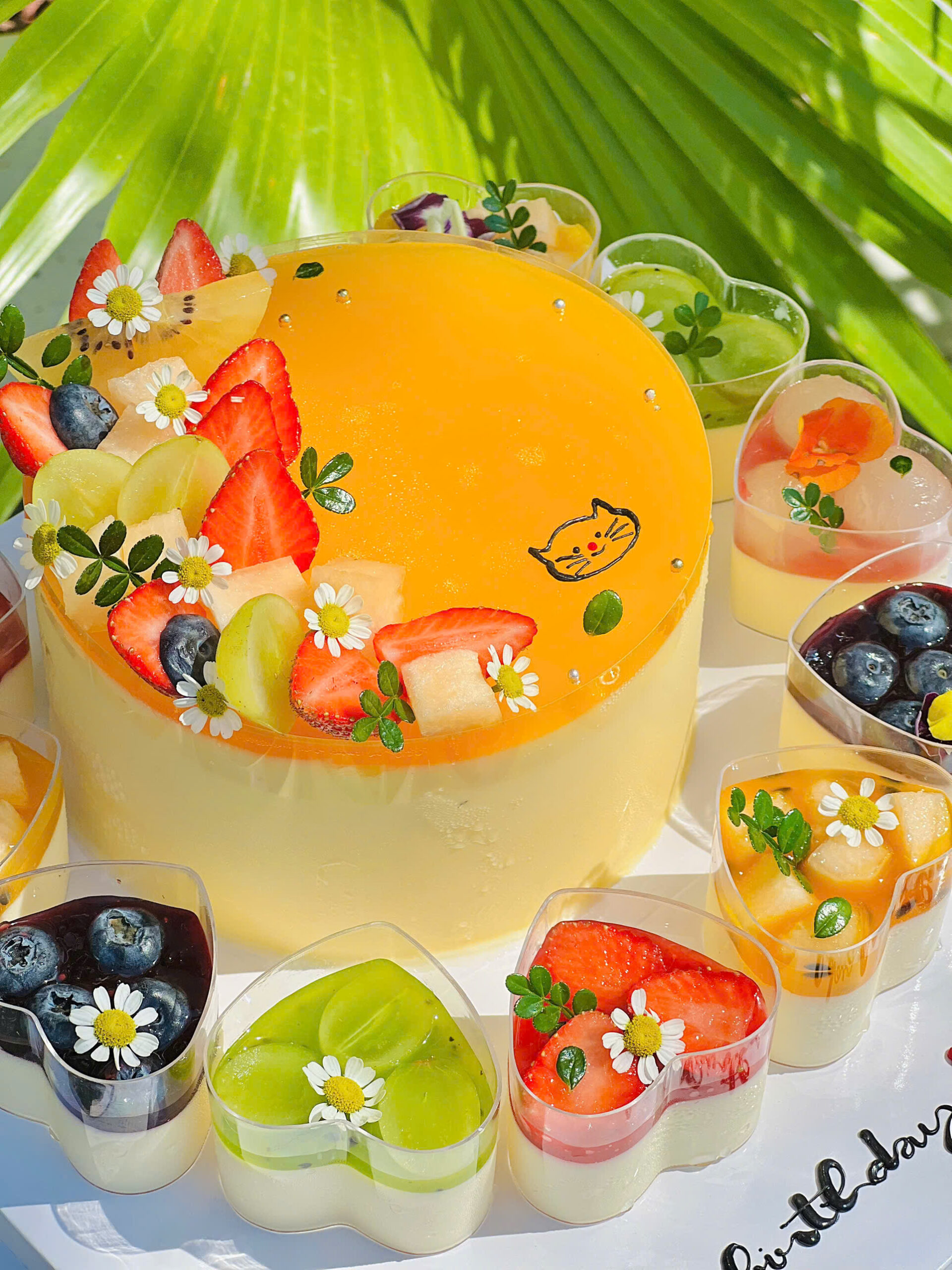 Set Bánh Sinh Nhật Mix Vị Trái Cây – Dâu Tây, Nho, Cherry, Socola & Chanh Dây. Sự Kết Hợp Hoàn Hảo Panna Cotta & Tiramisu tại Archi cake