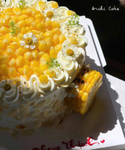 Mousse Bắp Hạnh Nhân ít ngọt rõ mùi vị bắp tại Archi Cake
