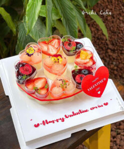 Bánh sinh nhật panna cotta mềm tan, ngọt dịu, không gây ngấy tại Archi Cake