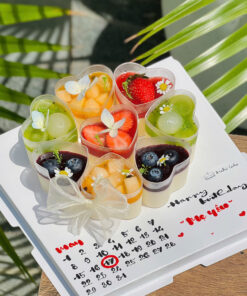 Bánh sinh nhật panna cotta mềm tan, ngọt dịu, không gây ngấy tại Archi Cake