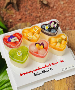 Bánh sinh nhật panna cotta mềm tan, ngọt dịu, không gây ngấy tại Archi Cake