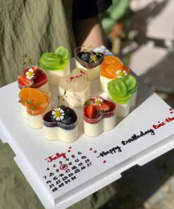 Bánh sinh nhật panna cotta mềm tan, ngọt dịu, không gây ngấy tại Archi Cake
