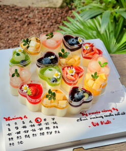 Bánh sinh nhật panna cotta mềm tan, ngọt dịu, không gây ngấy tại Archi Cake