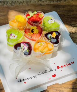 Panacotta Dạng tim