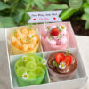 Mousse và Tiramisu dạng hũ mix